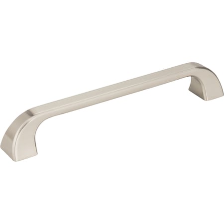 Jeffrey Alexander 160 mm Center-to-Center Satin Nickel Square Marlo Cabinet Pull 972-160SN